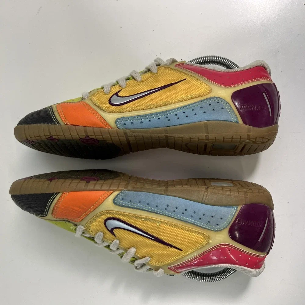 Nike 5 Air Zoom Control AZC II Shoes Mens Size 8.5 Multicolor Soccer 333678-705